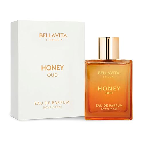 BellaVita Luxury Honey Oud Eau de Parfum 3.4 fl oz unisex fragrance patchouli vanilla bergamot