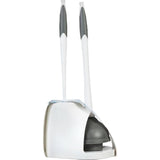 Clorox Toilet Plunger and Bowl Brush Combo with Discreet Caddy - Durable Cleaning Tools for Bathrooms