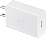 SAMSUNG 15W Wall Charger Type C (USB-C Cable Included), White
