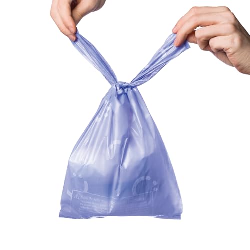 Ubbi Lavender Scented Disposable Diaper Sacks, Easy-To-Tie Tabs, 200 Count