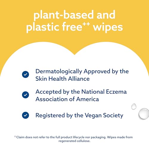 WaterWipes Sensitive+ Bathing Wipes, 3-In-1 Cleans, Cares, Protects, Unscented, Hypoallergenic, 99.9% Water, 16 Count, 1 Pack