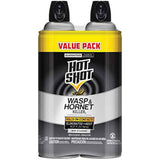Hot Shot 14-Ounce Wasp And Hornet Killer Aerosol 2-Pack with Up to 27-Foot Jet Spray
