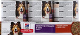 Hills science diet adult 1-6 sensitive stomach & sensitive skin dog food, 12.5 oz tender turkey & rice stew in gravy, 12-pack