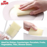 Yellow Premium Non-Scratch All-Purpose Sponges, 12 Dish Scrubbers for Kitchen, Bathroom