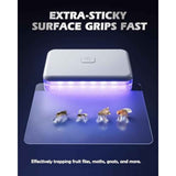 Fruit Fly Traps for Indoors (1 Device+10 Refills) Plug in Fly Trap for Gnats, Fruit Flies, Flying Insects Sleek Design Indoor Safe