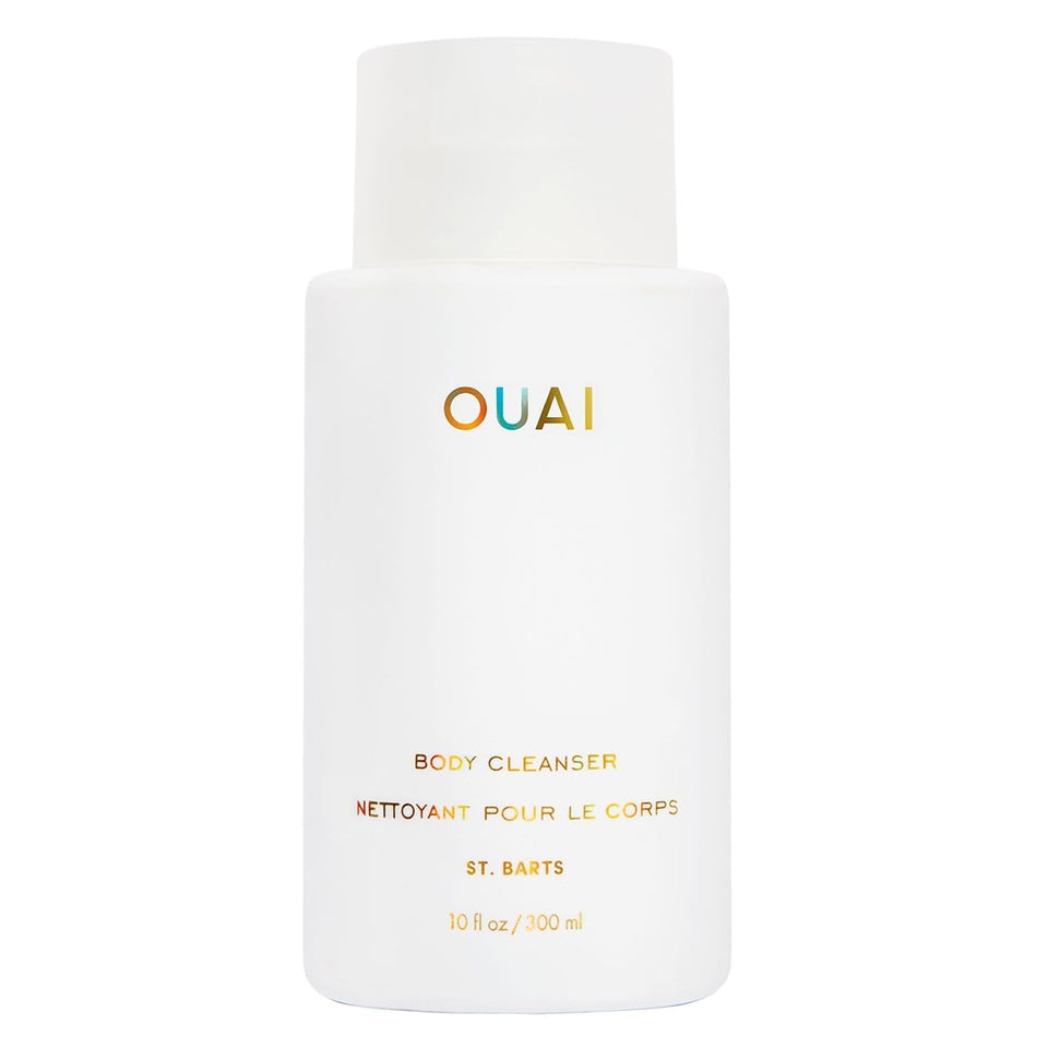 OUAI Body Cleanser, St. Barts - Foaming Body Wash with Jojoba Oil and Rosehip Oil to Hydrate, Nurture, Balance and Soften Skin - Paraben, Phthalate and Sulfate Free Skin Care Products (10 Fl Oz)