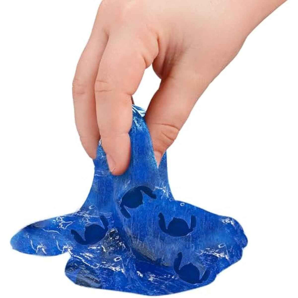 CRA-Z-Slimy Stitch Slime Toy- Glossy, Stretchy, Super Soft, Smooth Blue Stitch Slime with Stitch Shaped Confetti Mix-Ins for Boys and Girls, Lilo and Stitch Kids Toy Gift