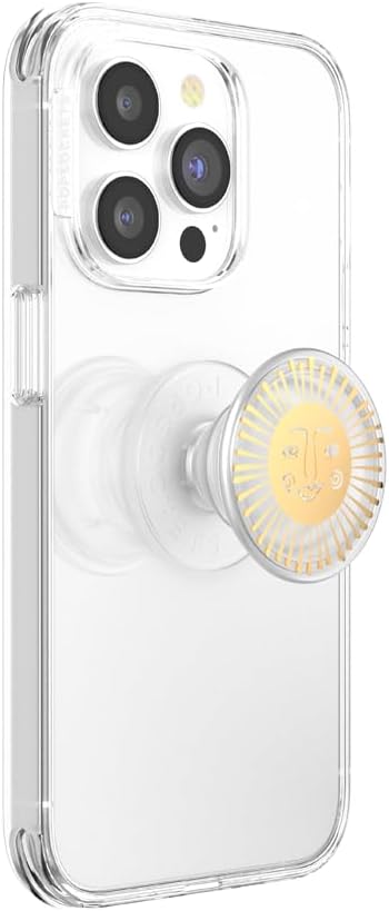 PopSockets Adhesive Phone Grip, Holder, Phone Stand, Yellow - Sun Goddess