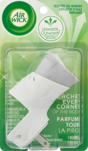 Air Wick plug in Scented Oil Warmer, White, 1 Count, Essential Oils, Air Freshener
