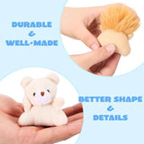JOYIN 24 Pack Mini Animal Plush Toy Assortment (24 Units 3" Each), Animals Keychain Decoration for Kids, Small Stuffed Animal Bulk for Kids, Carnival Prizes, School Gifts, Valentines Goodie Bags