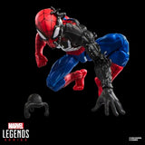 Marvel Legends Series Secret Wars Spider-Man (Alien Costume), Retro Comics Collectible 6 Inch Action Figure with Lenticular Shield
