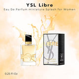 Yves Saint Laurent YSL LIBRE Perfume for Women Mini EDP Splash 0.25 Ounce