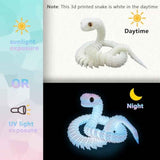 24in 3D printed flexible snake toy, officially authorized, fidget for ADHD, desk pet, easter basket essentials, animal collector gift