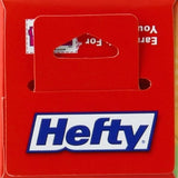 Hefty Small Garbage Bags, Flap Tie, Lavender & Sweet Vanilla Scent, 4 Gallon, 26 Count