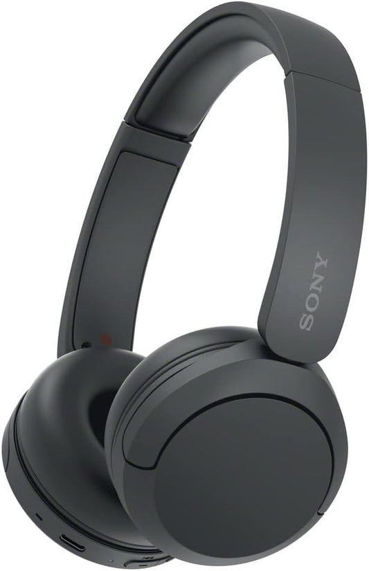 Sony WH-CH520 Wireless Headphones Bluetooth On-Ear Headset with Microphone and up to 50 Hours Battery Life with Quick Charging, Black
