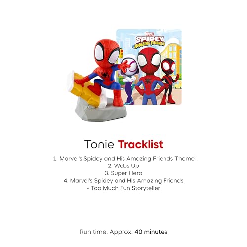 Tonies Spidey Audio Toy Figurine from Marvel's Spidey & His Amazing Friends