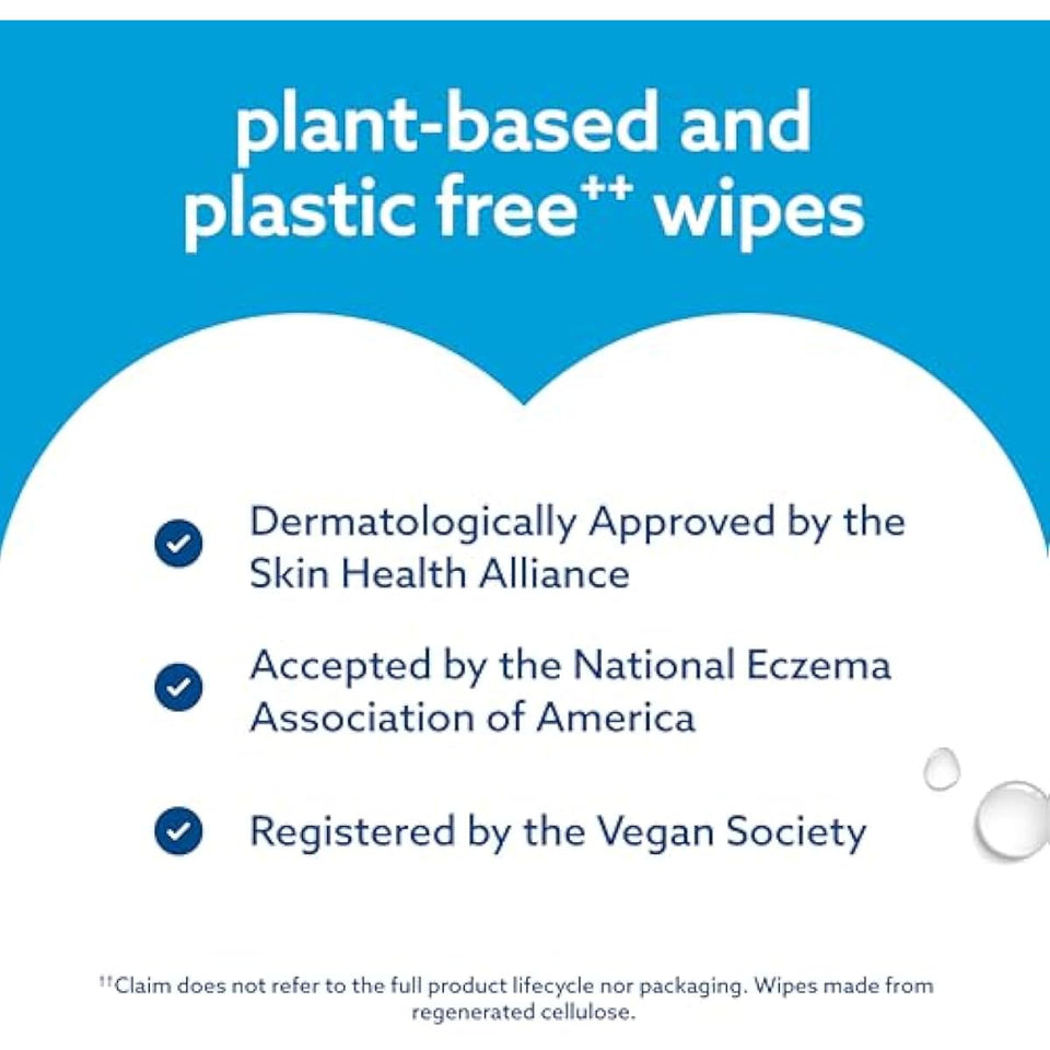 WaterWipes Sensitive+ Newborn & Baby Wipes, 3-in-1 cleans, cares, protects, 99.9% water, unscented & hypoallergenic, 60 count, 2x stronger, thicker & softer