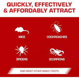 tomcat super hold glue traps mouse size for mice cockroaches spiders scorpions ready to use 4 traps