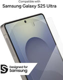 ZAGG Fusion Samsung Galaxy S25 Ultra Screen Protector – Unbreakable Hybrid Polymer, Fingerprint Scanner Compatible, High-Definition Clarity, InvisibleShield, Easy Installation