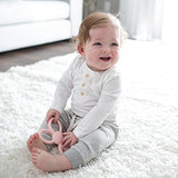 Dr. Brown's soft 100% silicone, BPA free, teething toy for 3m+ babies, pink bunny design