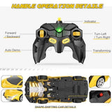 Transform Remote Control Car Toy for Kids 4 5 6 7 8, Remote Control Car for Boys 4-7, Transform Cars for Boys 4-6, Toy Car 5 Year Old Boy, Toys for 3 4 5 6 7 8 9 10 11 12 Years Old Boy