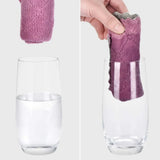 12PCS Double-Sided Microfiber Kitchen Towels, Reusable Cleaning Cloths 10x6 - Cart Shape