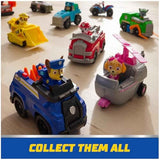 paw patrol, chase's patrol cruiser, toy car with collectible action figure, eco-friendly, kids toys for boys & girls ages 3 and up
