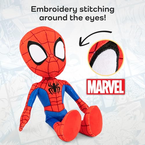 Jay Franco Marvel Spidey and His Amazing Friends Spiderman Pillow Buddy - Super Soft Polyester Microfiber, 17 inches (Official Marvel Product)