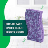 Scotch-Brite odor resist non-scratch scrub sponges 6 pack dishwasher antibacterial multipurpose kitchen cleaning