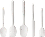 5 Piece Silicone Spatula Set for High Heat Resistant Non-Stick Cooking