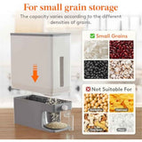 Lifewit Rice Dispenser 25 Lbs(11.3kg), Rice Storage Container Sealed Moisture Proof with Measuring Cup for Kitchen Pantry Household, BPA-Free, 1 Pack Grey