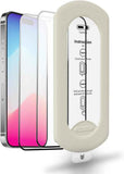 tempered glass screen protector for iPhone 17 with Auto-Alignment Kit, Auto Dust, 9H+ Military Grade Shatterproof, Glass Film, HD Clear, Case Friendly