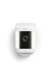 Ring Spotlight Cam Plus, Battery, Home or business security with HD video, Two-Way Talk, Color Night Vision, and Security Siren, White