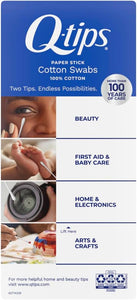 Q-tips Cotton Swabs For Hygiene and Beauty Care Original Cotton Swab Made With 100% Cotton 625 Count