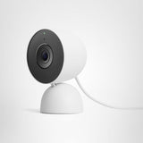 google nest cam indoor wired 3rd gen 2k video night vision 2 way audio works with google home device 2025 model hazel
