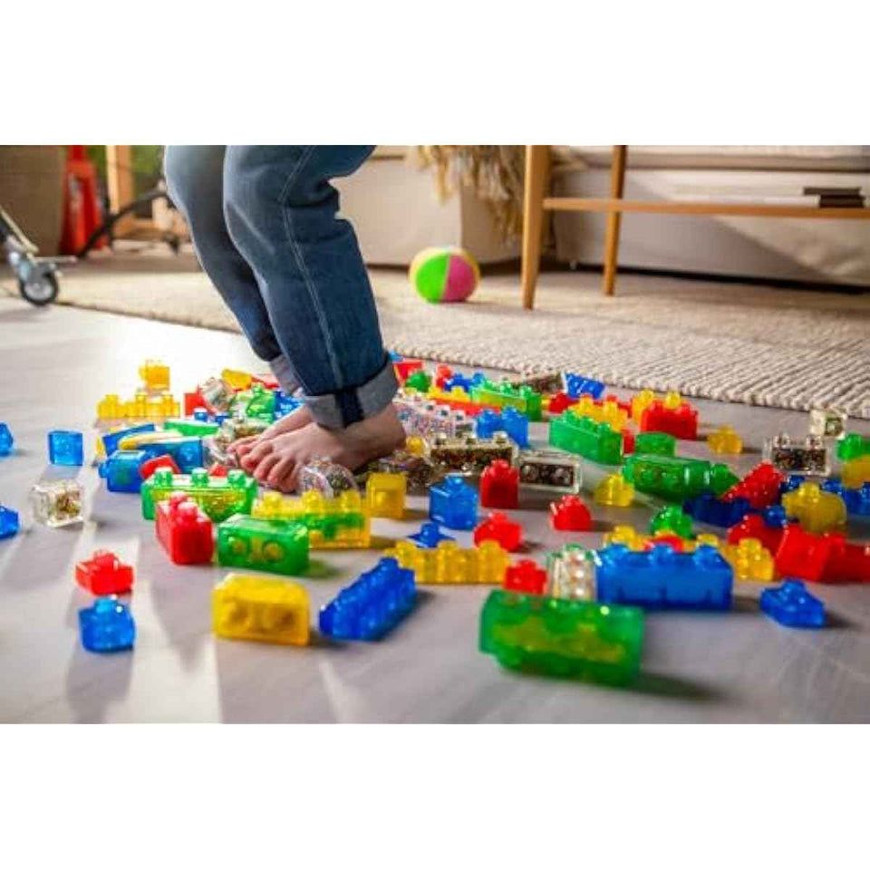 Goliath Jelly Blox Creative Kit | Includes 20 Blocks | Toddler & Preschool Building Blocks Kids Can Squeeze, Stretch, Squish | MESH ACCREDITED | Safety Tested & Ouch-Free | Sensory Play Toy Ages 2+