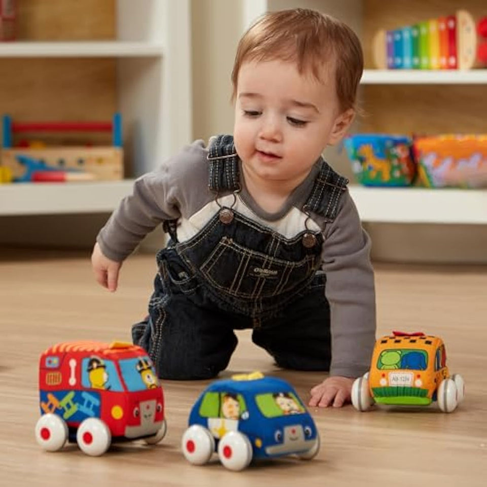 melissa-doug-k-s-kids-pull-back-town-vehicle-set-with-4-soft-toy-cars-and-trucks-for-babies-and-toddlers
