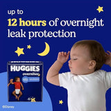 Huggies Overnites Size 5 Overnight Diapers, 50 Ct, 27+ lbs, Disney Designs