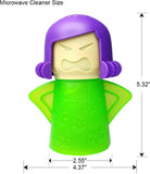 Angry Mama Microwave Oven Steam Cleaner, Angry Mom Microwave Cleaner, Just Add Vinegar and Water, Cut Cleaning Time by Half (Green)