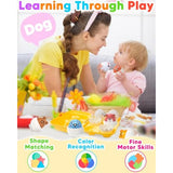 Easter egg toys for toddlers 1-3, prefilled with matching sensory toys and gifts for 3-year-old girls and boys