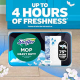 Swiffer Sweep + Mop, Wet Pads Refill, Floor Cleaner, Cleaning Cloths, Heavy Duty, Fresh, 20ct