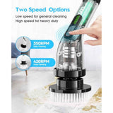 Highyes Cordless Electric Spin Scrubber for Effortless Bathroom Cleaning and Tile Tubs