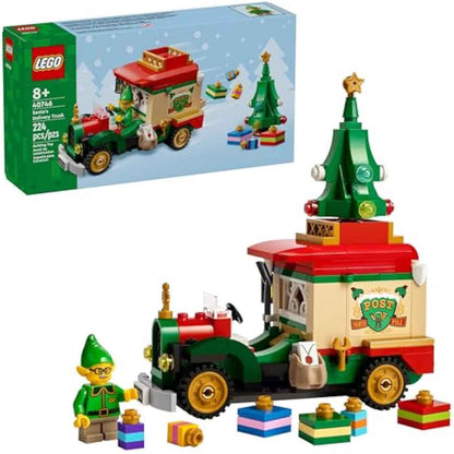 LEGO Santa’s Delivery Truck Building Toy for Kids - Construction Set for Play or Christmas Decor - Building Blocks for Girls & Boys, Ages 8+ - Holiday Craft Ideas for Families - 40746