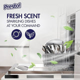 Presto! Triple Action Dishwasher Pacs, Anti-spotting, Fresh Scent, 70 Count