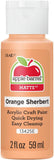 Apple Barrel Acrylic Paint, Orange Sherbert 2 fl oz Classic Matte Acrylic Paint For Easy To Apply DIY Arts And Crafts, Art Supplies With A Matte Finish- Pack of 1