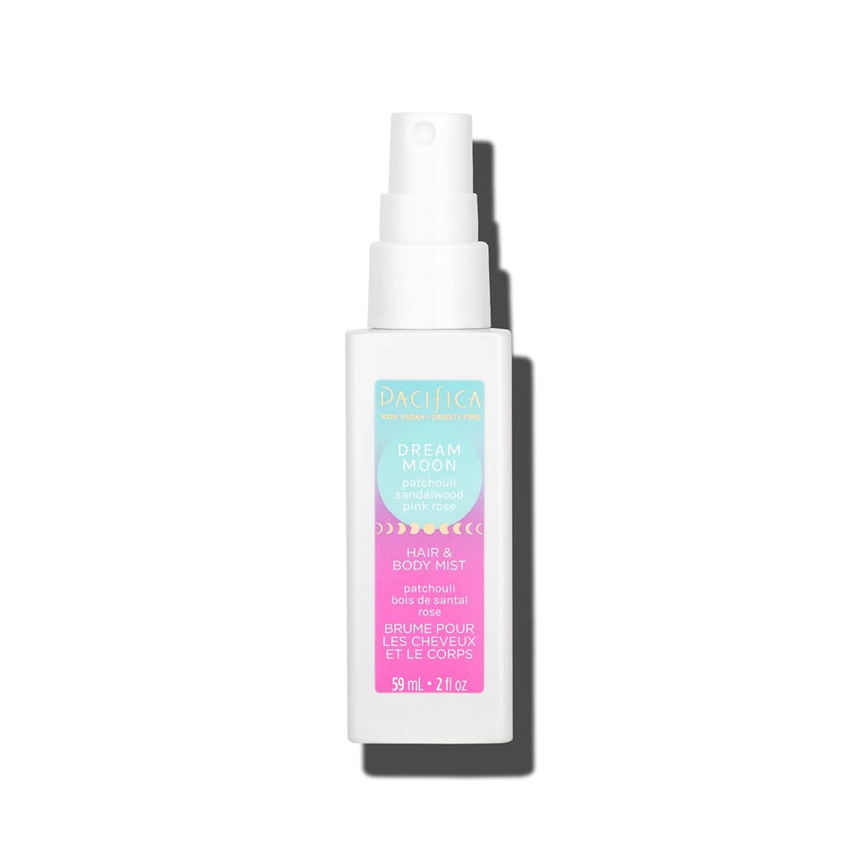 pacificas island vanilla 6oz hair and body mist, paraben-free, no alcohol, vegan and cruelty-free for women