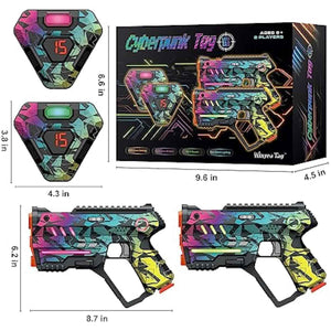 Laser Tag Set of 2, Lazer Tag Game for Kids Indoor & Outdoor Play, Gift Ideas for Kids Teens and Adults, Cool Toys for Teenage Ages 8 9 10 11 12+Year Old Boy & Girls