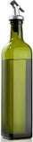 GMISUN Olive Oil Dispenser for Kitchen, 4 Pack 17 fl oz Glass Oil Dispensers Bottle, Cooking Soy Sauce Bottle Container Cruet with Plastic Pourer Spout, Funnel and Labels, Clear