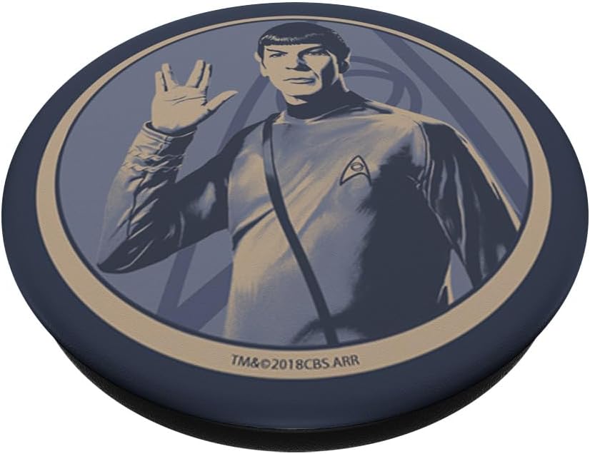 Star Trek Spock Live Long PopSockets Stand for Smartphones and Tablets PopSockets Adhesive PopGrip