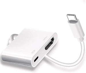 kinhaly usb c to hdmi adapter for tv, 4k@60hz with charging port, compatible for iphone 16/15 series and galaxy